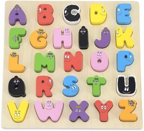 Barbapapa Abėcėlės Dėlionės Konstruktorius su Kreida